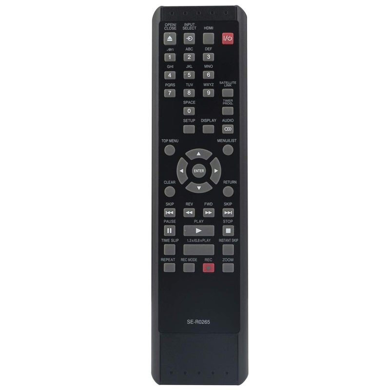 ZdalaMit SE-R0265 Replacement Remote Control Applicable for Toshiba DVD Recorder D-R430 D-R420 D-KR40 D-R400 D-R410 D-KR10 D-KR10KU D-R410KU D-KR40KU D-R400KUD-R420KU D-R430KU DR430 DR420 DKR40 DR400 DR410 - Image 1